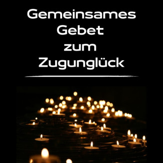 Gemeinsames Gebet zum Zugunglück