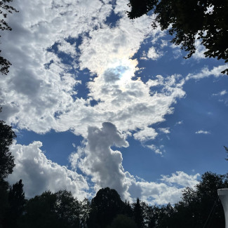 Himmel über Garmisch-Partenkirchen