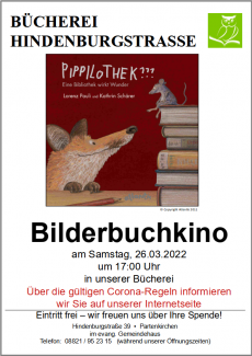 Bilderbuchkino 26.03.22