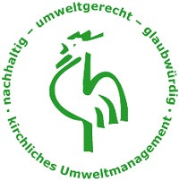 Grüner Gockel ELKB - Logo